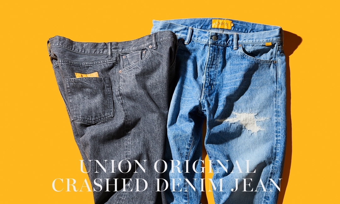 UNION ORIGINAL “CRASHED DENIM JEAN”が5/25 発売 (ユニオン オリジナル “クラッシュ デニム ジーンズ”)