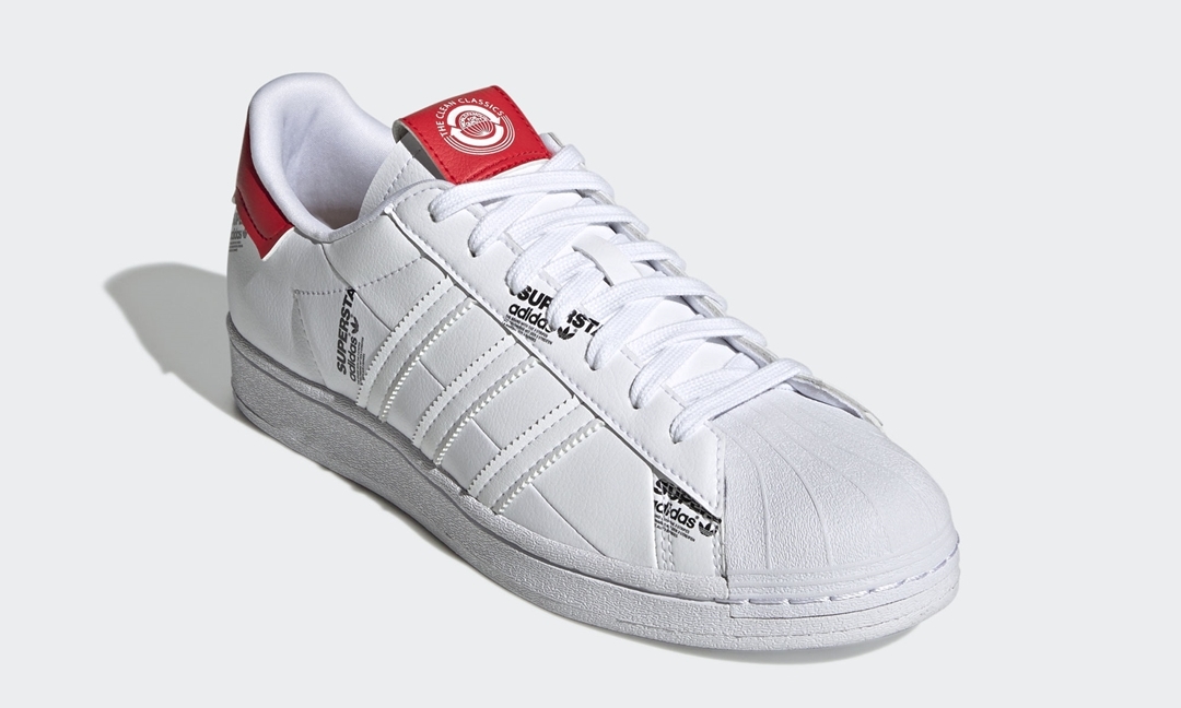 6/1 発売！adidas Originals SUPERSTAR “White/Vivid Red/Black” (アディダス オリジナルス スーパースター “ホワイト/ビビッドレッド/ブラック”) [GV7672]