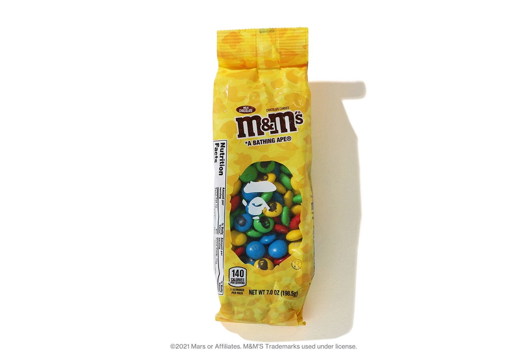 A BATHING APE × M&M’S コラボレーションが5/29 発売 (ア ベイシング エイプ エムアンドエム)