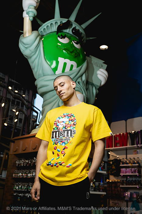 A BATHING APE × M&M’S コラボレーションが5/29 発売 (ア ベイシング エイプ エムアンドエム)