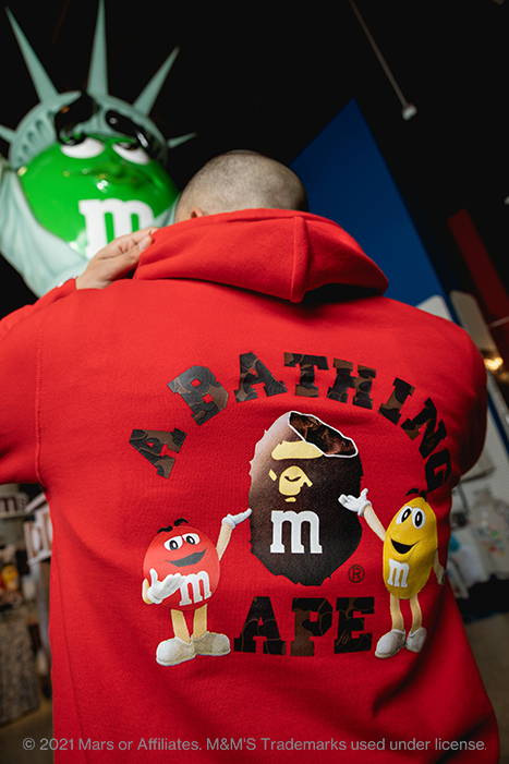 A BATHING APE × M&M’S コラボレーションが5/29 発売 (ア ベイシング エイプ エムアンドエム)