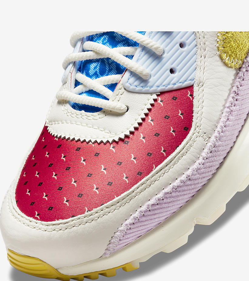 【海外 8/14 発売】ナイキ エア マックス 90 “ホワイト/イエロー/ブルー/レッド” (NIKE AIR MAX 90 “White/Yellow/Blue/Red”) [DM8075-100]