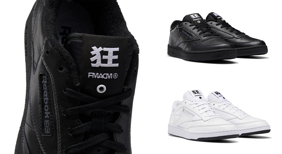 5/29 発売！FMACM × REEBOK CLUB C85 “Black/White” (リーボック クラブ C 85 “ブラック/ホワイト”) [G57788/G57790]