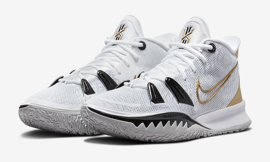 【国内 6/4 発売】ナイキ カイリー 7 EP "ホワイト/グレーフォグ/メタリックゴールド" (NIKE KYRIE 7 EP "White/Grey Fog/Metallic Gold") [CQ9327-101]