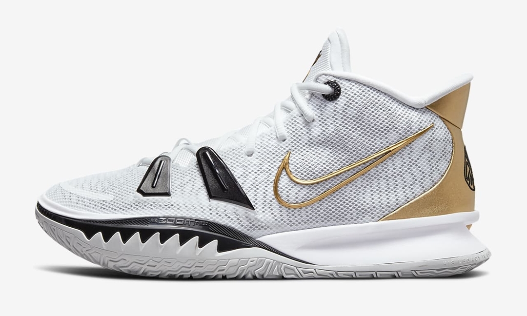 【国内 6/4 発売】ナイキ カイリー 7 EP “ホワイト/グレーフォグ/メタリックゴールド” (NIKE KYRIE 7 EP “White/Grey Fog/Metallic Gold”) [CQ9327-101]