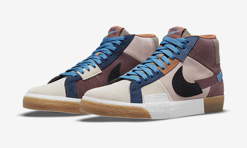 ナイキ SB ブレーザー ミッド プレミアム “ベージュ/ピンク/ブルー” (NIKE SB BLAZER MID PREMIUM “Beige/Pink/Blue”) [DA8854-600]