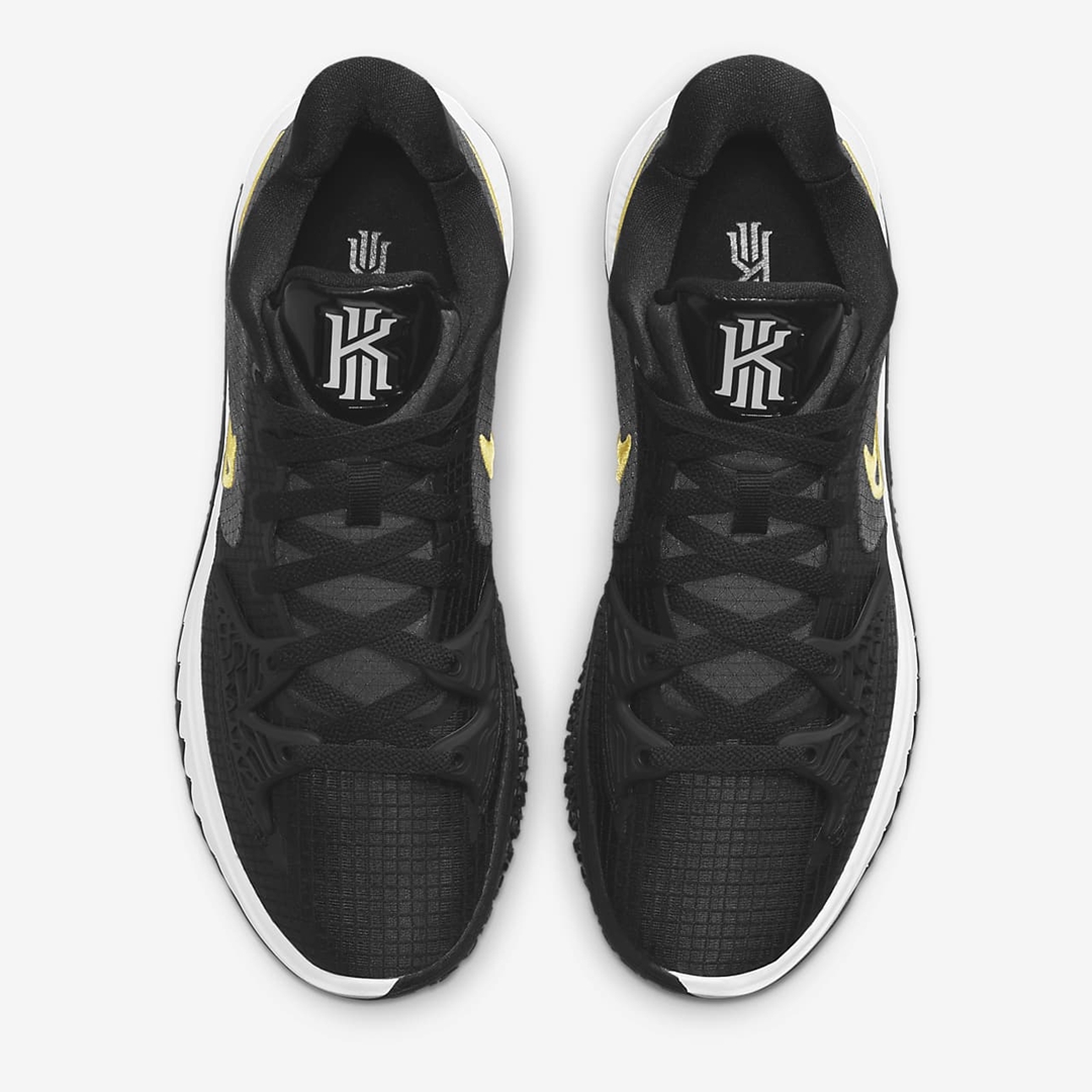 【国内 6/4 発売】ナイキ カイリー 4 ロー EP “ブラック/ホワイト/メタリックゴールド” (NIKE KYRIE 4 LOW EP “Black/White/Metallic Gold”) [CZ0105-001]