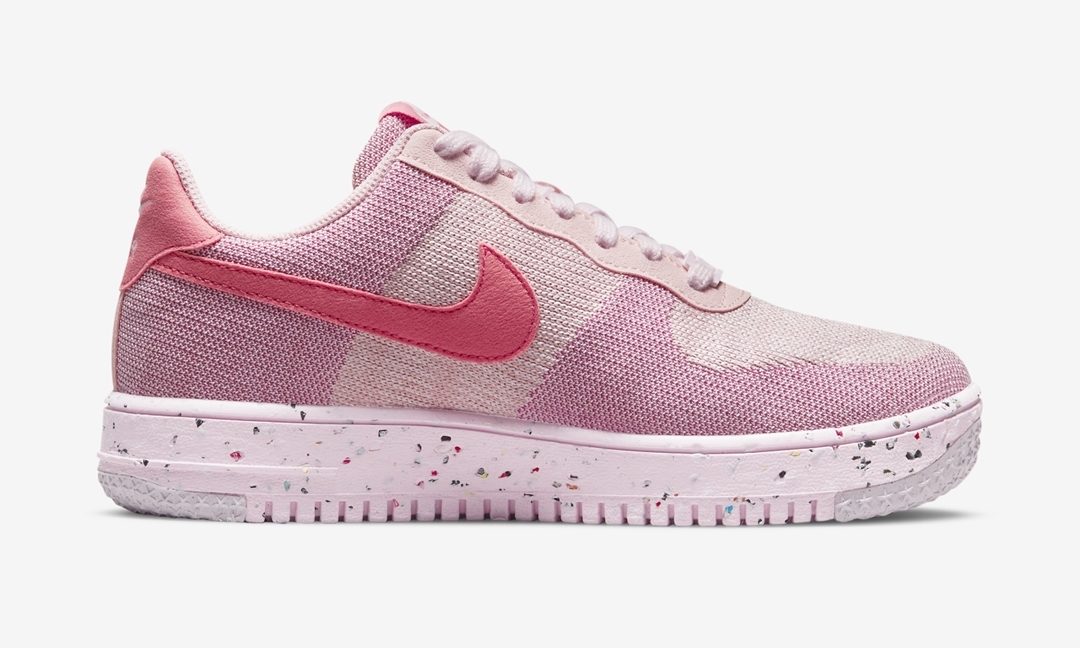 ナイキ ウィメンズ エア フォース 1 クレーター フライニット “ピンク/ボルト” (NIKE WMNS AIR FORCE 1 CRATER FLYKNIT “Pink/Volt”) [DC7273-600]