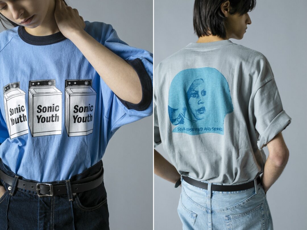 6/4 発売！SONIC YOUTH のアートワークを monkey time TEEのボディにプリントした 2021 S/S TEE (ソニックユース モンキータイム)