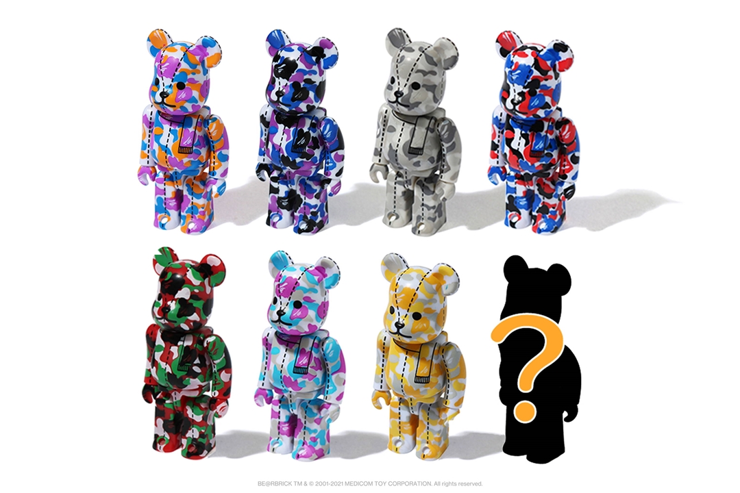 A BATHING APE 28周年 × BE@RBRICK “BAPE CAMO #2” が6/5 発売 (ア ベイシング エイプ ベアブリック)