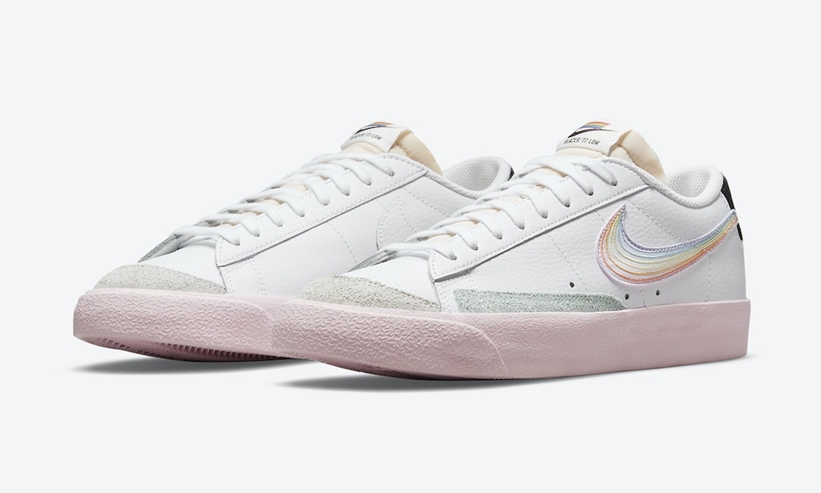 6月 発売予定！ナイキ ブレーザー ロー “ビートゥルー 2021” (NIKE BLAZER LOW “Be True 2021”) [DD3034-100]