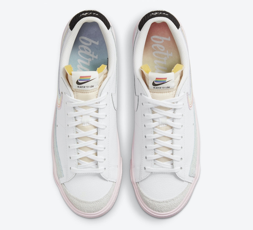 【国内 6/15 発売】ナイキ ブレーザー ロー “ビートゥルー 2021” (NIKE BLAZER LOW “Be True 2021”) [DD3034-100]