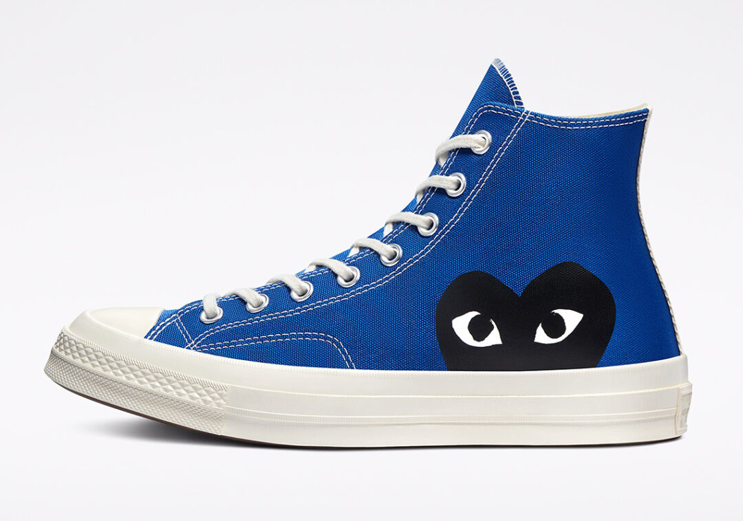 6/3 発売！CONVERSE CHUCK 70 OX/HI × COMME des GARÇONS PLAY 新色 “Blue Quartz/Steel Gray” (コンバース チャック 70 コム デ ギャルソン プレイ)