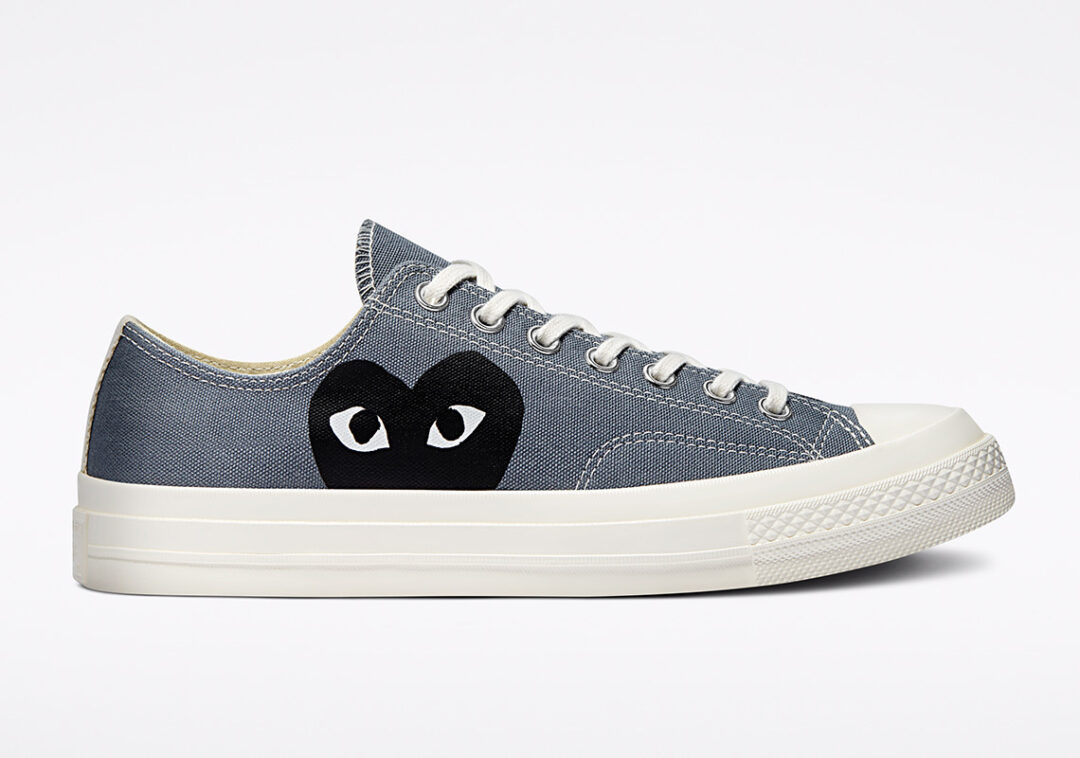 6/3 発売！CONVERSE CHUCK 70 OX/HI × COMME des GARÇONS PLAY 新色 “Blue Quartz/Steel Gray” (コンバース チャック 70 コム デ ギャルソン プレイ)