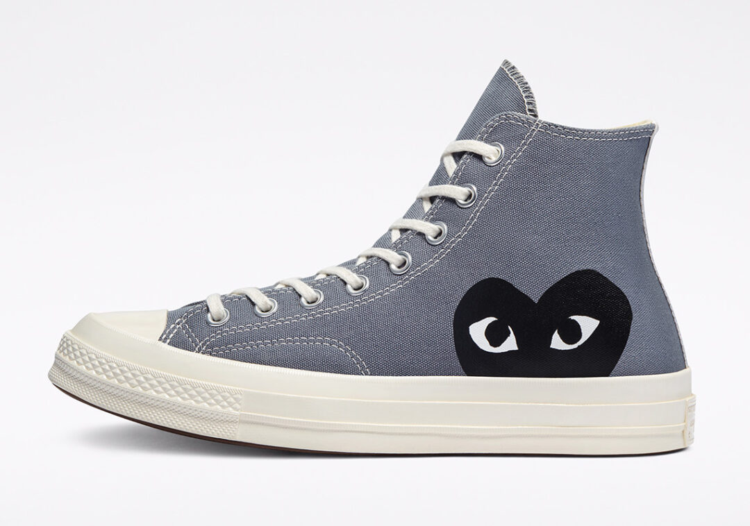 6/3 発売！CONVERSE CHUCK 70 OX/HI × COMME des GARÇONS PLAY 新色 “Blue Quartz/Steel Gray” (コンバース チャック 70 コム デ ギャルソン プレイ)