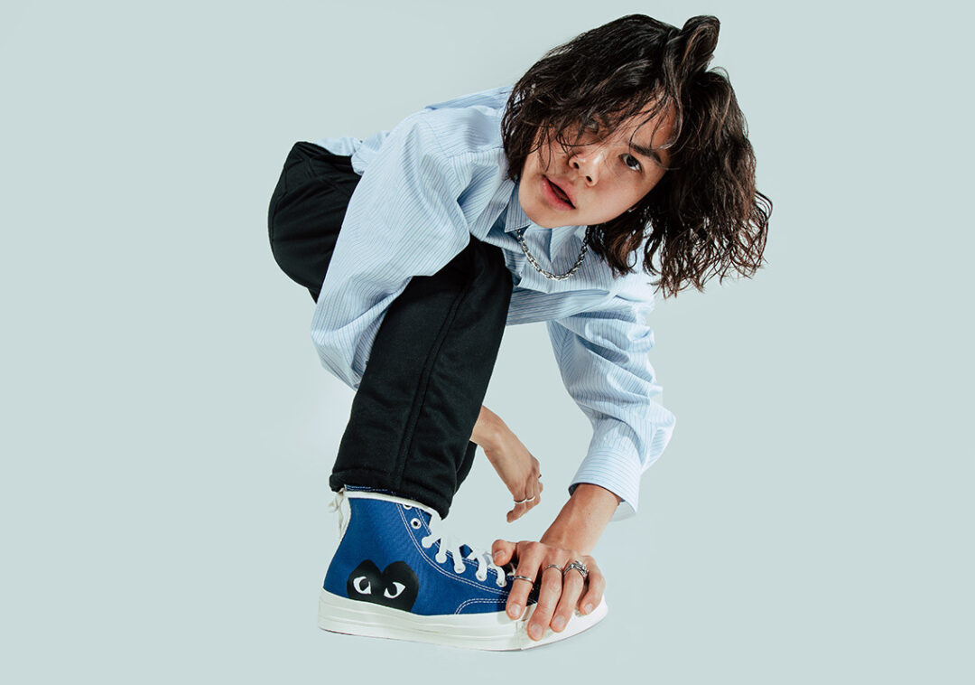 6/3 発売！CONVERSE CHUCK 70 OX/HI × COMME des GARÇONS PLAY 新色 “Blue Quartz/Steel Gray” (コンバース チャック 70 コム デ ギャルソン プレイ)