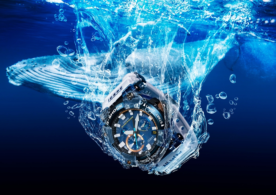 6/18 発売！G-SHOCK/BABY-Gイルカクジラモデル 3型 "GWF-A1000K-2AJR/GWX-5700K-2JR/BGD-5700UK-2JR (ジーショック Gショック)