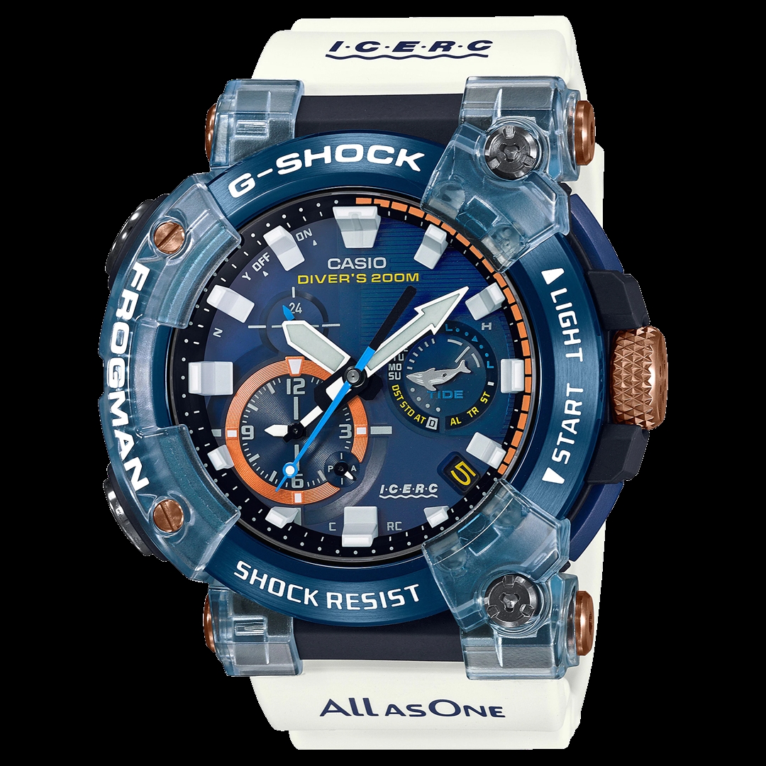 6/18 発売！G-SHOCK/BABY-Gイルカクジラモデル 3型 “GWF-A1000K-2AJR/GWX-5700K-2JR/BGD-5700UK-2JR (ジーショック Gショック)