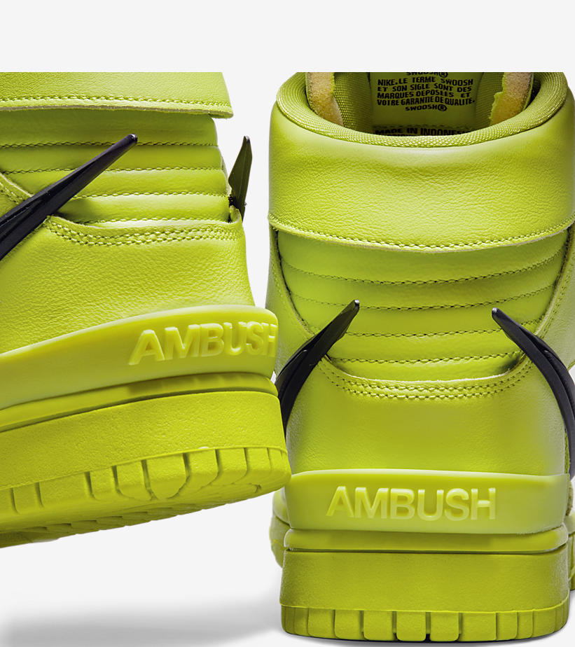 【国内 7/30 発売】AMBUSH x NIKE DUNK HIGH “Atomic Green” (アンブッシュ ナイキ ダンク ハイ “アトミックグリーン”) [CU7544-300]