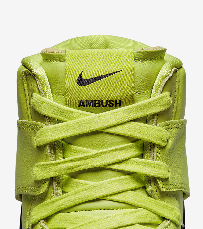 【国内 7/30 発売】AMBUSH x NIKE DUNK HIGH “Atomic Green” (アンブッシュ ナイキ ダンク ハイ “アトミックグリーン”) [CU7544-300]