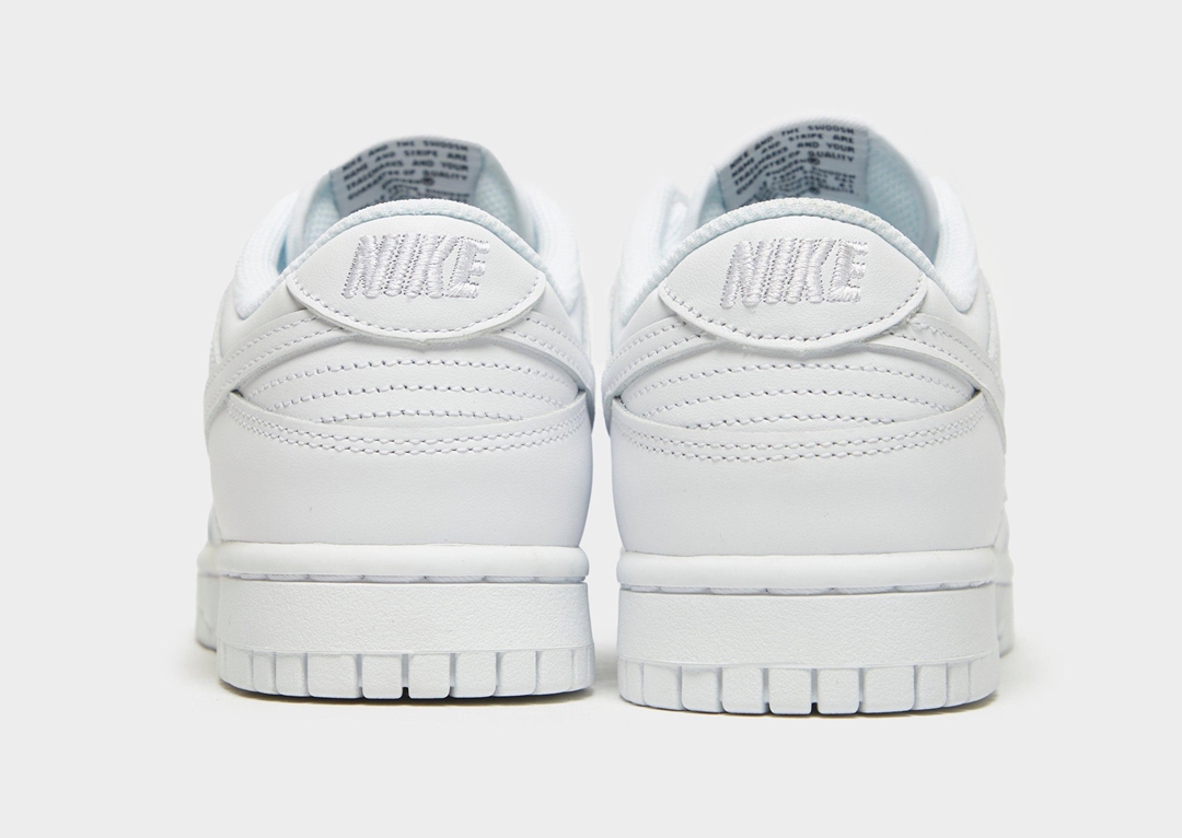 海外 8/19 発売予定！ナイキ ダンク ロー “トリプルホワイト” (NIKE DUNK LOW “Triple White”)