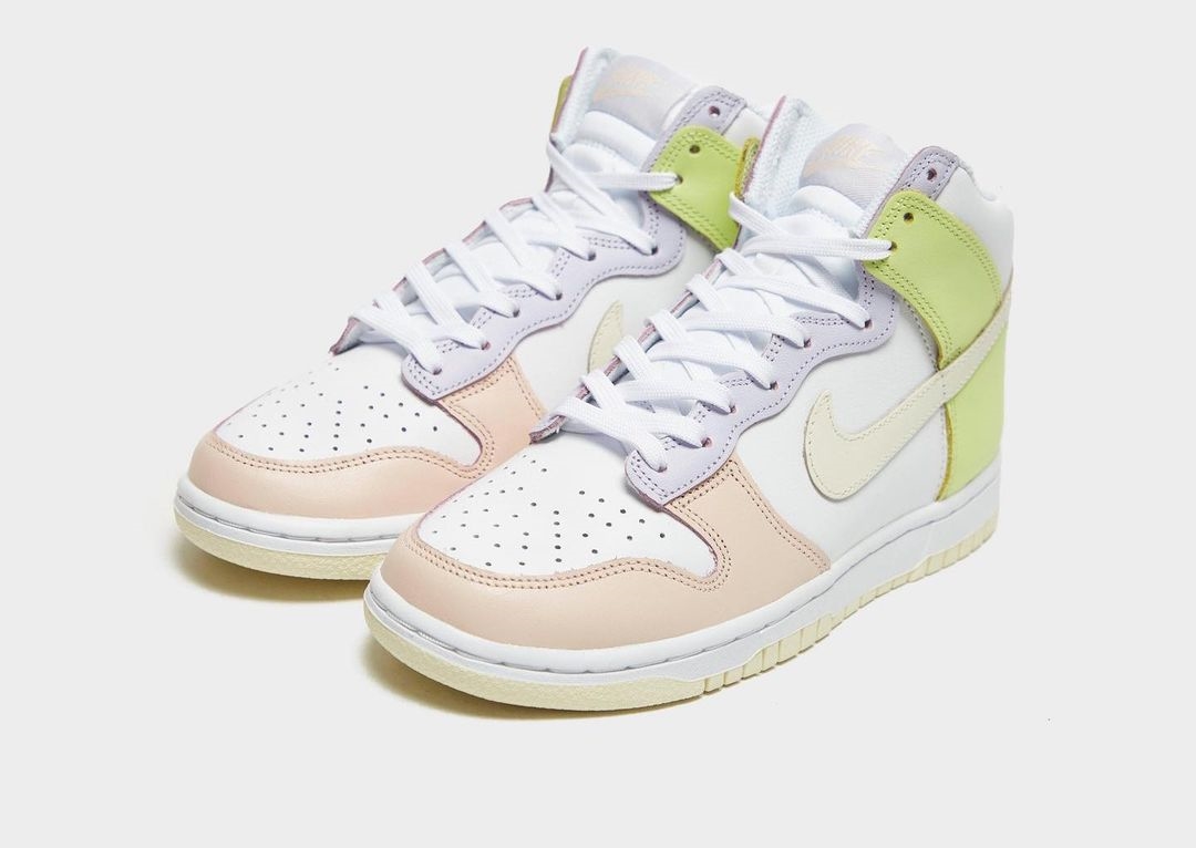 【国内 7/20 発売】ナイキ ダンク ハイ “ホワイト/カシミア/ライトレモンツイスト” (NIKE DUNK High “White/Cashmere/Light Lemon Twist”) [DD1869-108]