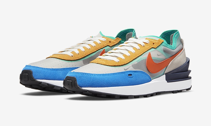 ナイキ ワッフル ワン “ホワイト/オレンジ/グリーン/ブルー” (NIKE WAFFLE ONE “White/Orange/Green/Blue”) [DN9253-001]