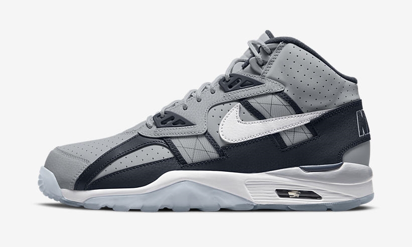 ナイキ エア トレイナー SC ハイ “グレー/ブラック/ホワイト” (NIKE AIR TRAINER SC HIGH “Grey/Black/White”) [DM8320-001]