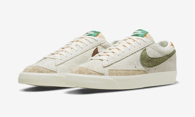 海外 11/3 発売予定！ナイキ ブレーザー ロー スエード “セイル/グリーン/ブラウン” (NIKE BLAZER LOW SUEDE “Sail/Green/Brown”) [DM7582-100]