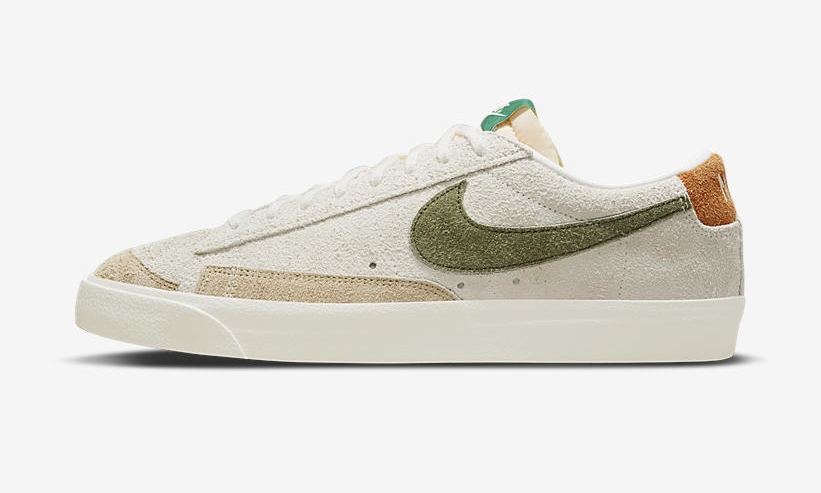 海外 11/3 発売予定！ナイキ ブレーザー ロー スエード “セイル/グリーン/ブラウン” (NIKE BLAZER LOW SUEDE “Sail/Green/Brown”) [DM7582-100]