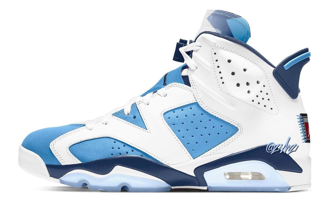 【国内 3/5 発売】ナイキ エア ジョーダン 6 レトロ “UNC/ブルー/ホワイト” (NIKE AIR JORDAN 6 RETRO “UNC/Blue/White”) [CT8529-410]