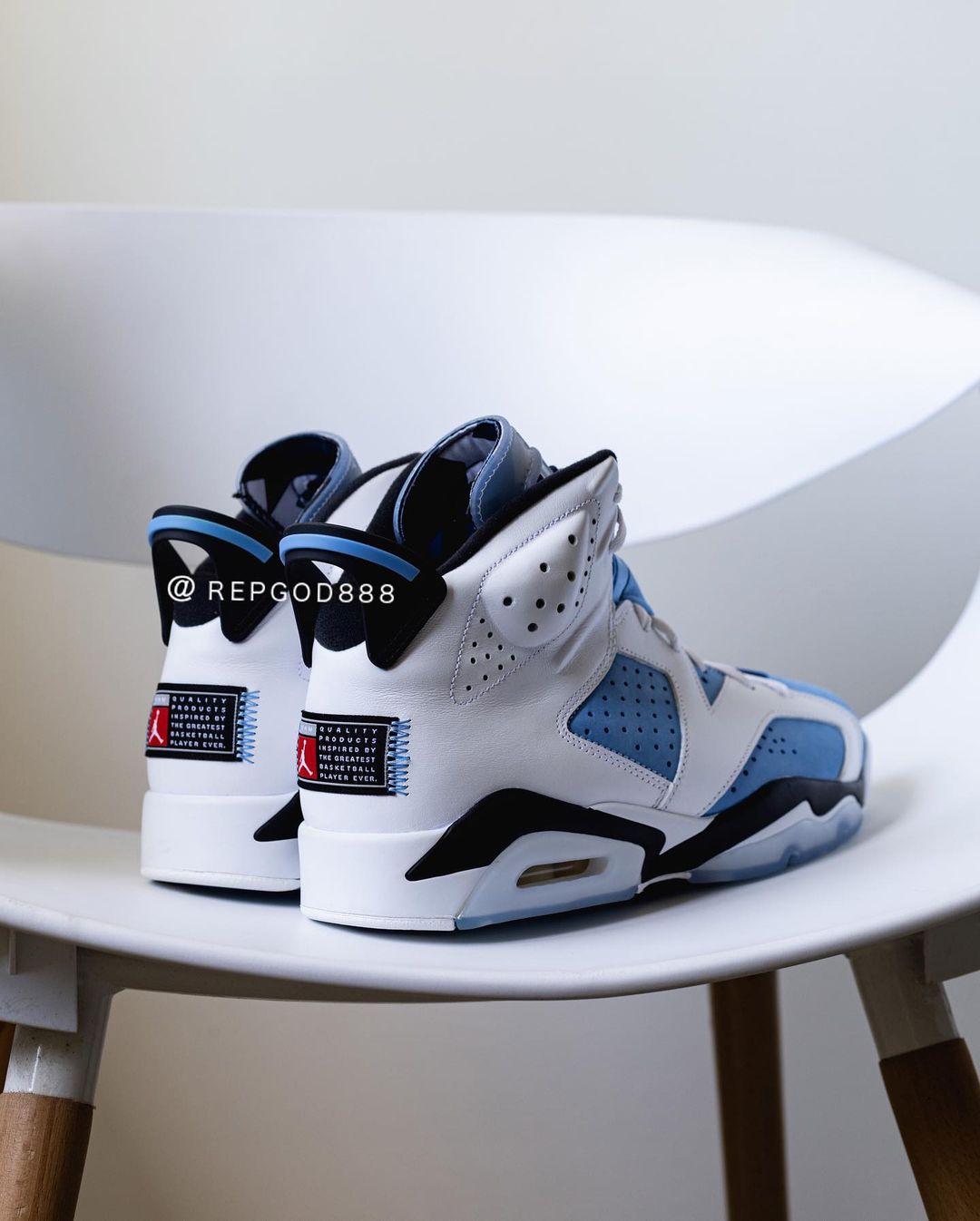 【国内 3/5 発売】ナイキ エア ジョーダン 6 レトロ “UNC/ブルー/ホワイト” (NIKE AIR JORDAN 6 RETRO “UNC/Blue/White”) [CT8529-410]