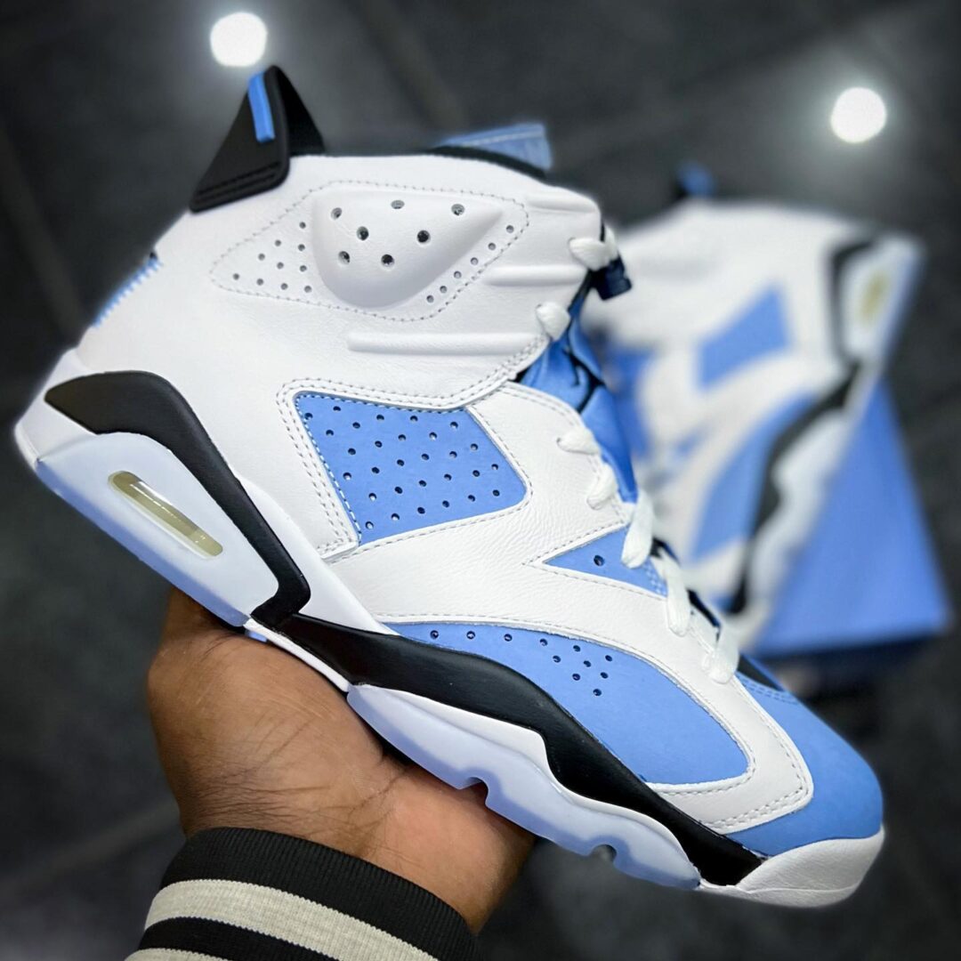 【国内 3/5 発売】ナイキ エア ジョーダン 6 レトロ “UNC/ブルー/ホワイト” (NIKE AIR JORDAN 6 RETRO “UNC/Blue/White”) [CT8529-410]