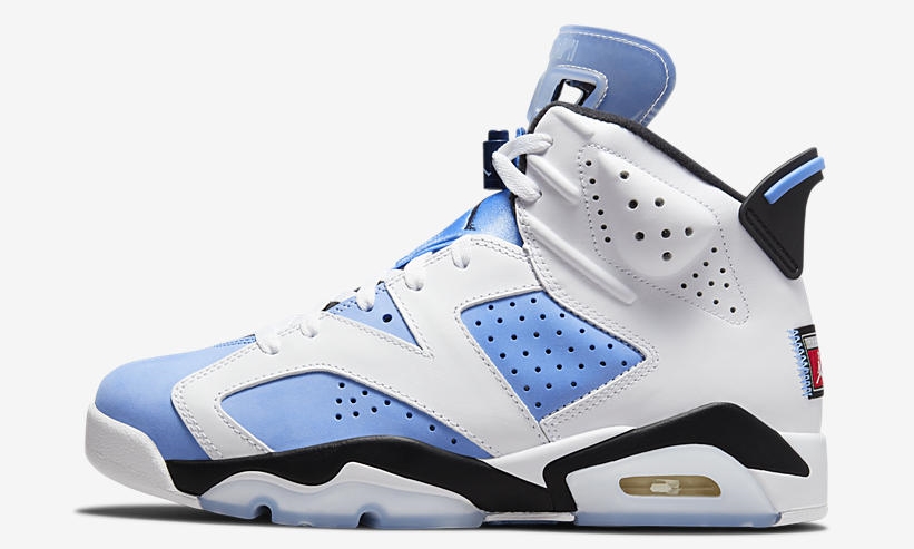 【国内 3/5 発売】ナイキ エア ジョーダン 6 レトロ “UNC/ブルー/ホワイト” (NIKE AIR JORDAN 6 RETRO “UNC/Blue/White”) [CT8529-410]