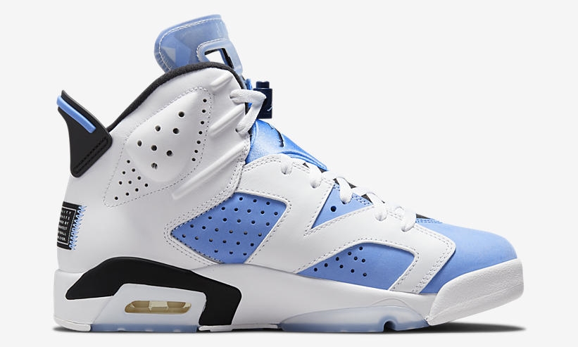 【国内 3/5 発売】ナイキ エア ジョーダン 6 レトロ “UNC/ブルー/ホワイト” (NIKE AIR JORDAN 6 RETRO “UNC/Blue/White”) [CT8529-410]