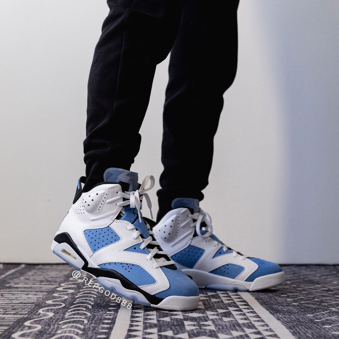 【国内 3/5 発売】ナイキ エア ジョーダン 6 レトロ “UNC/ブルー/ホワイト” (NIKE AIR JORDAN 6 RETRO “UNC/Blue/White”) [CT8529-410]