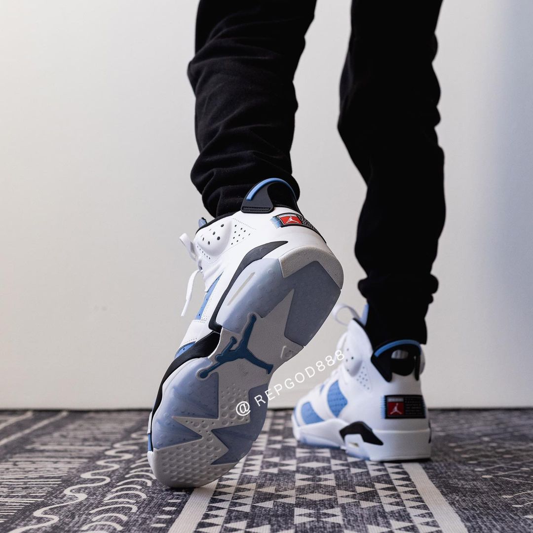 【国内 3/5 発売】ナイキ エア ジョーダン 6 レトロ “UNC/ブルー/ホワイト” (NIKE AIR JORDAN 6 RETRO “UNC/Blue/White”) [CT8529-410]