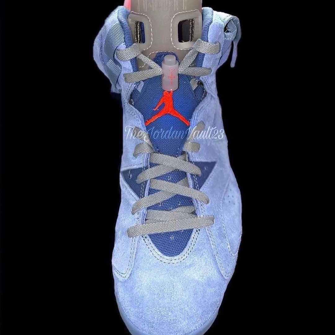 【リーク/サンプル】トラビス・スコット × ナイキ エア ジョーダン 6 “ライト ブルー” (TRAVIS SCOTT NIKE AIR JORDAN 6 “Light Blue”)