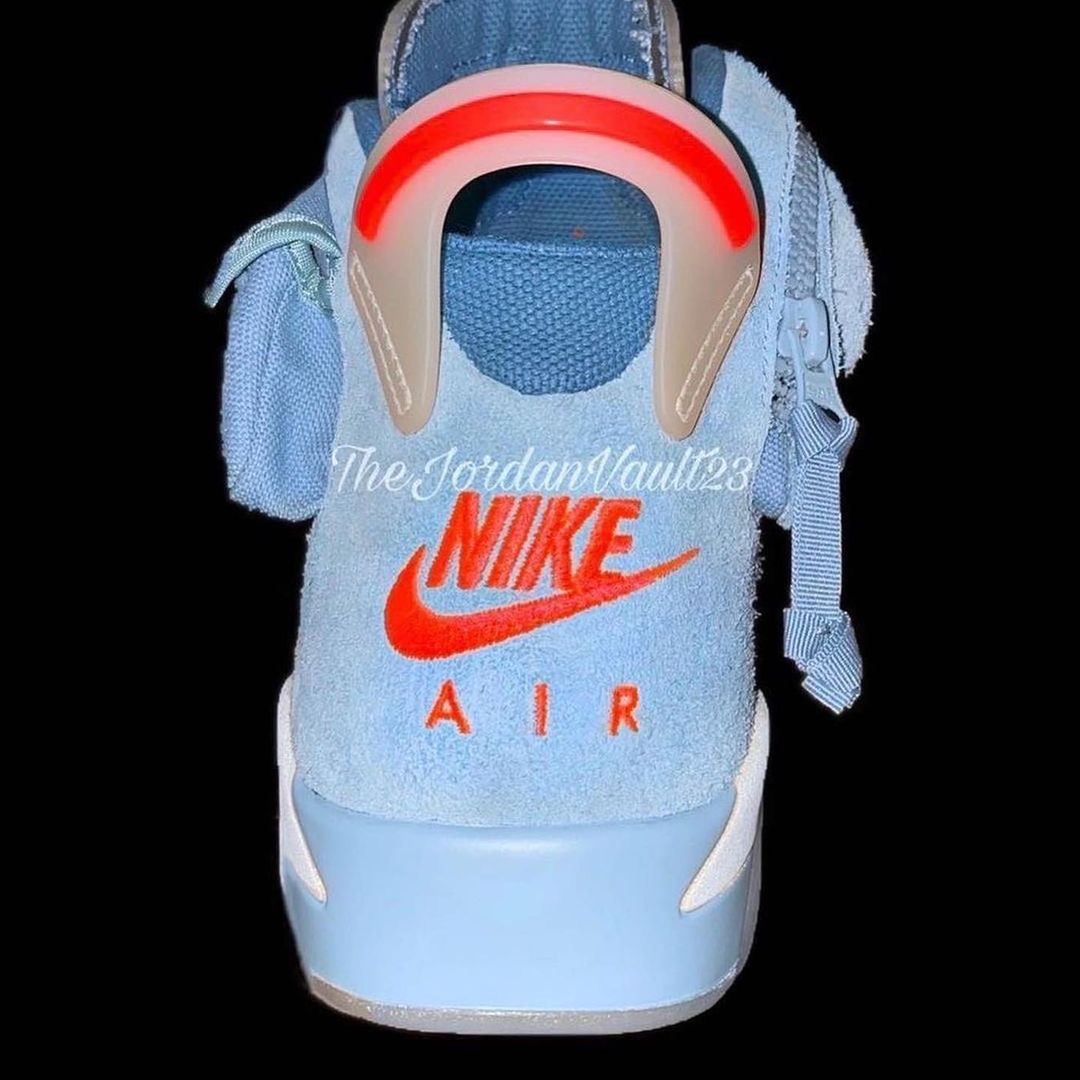 【リーク/サンプル】トラビス・スコット × ナイキ エア ジョーダン 6 “ライト ブルー” (TRAVIS SCOTT NIKE AIR JORDAN 6 “Light Blue”)