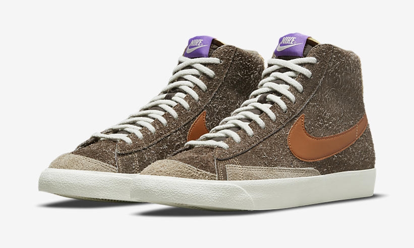 海外 11/3 発売予定！ナイキ ブレーザー ミッド 77 “ブラウン/パープル” (NIKE BLAZER MID 77 “Brown/Purple”) [DM7581-200]