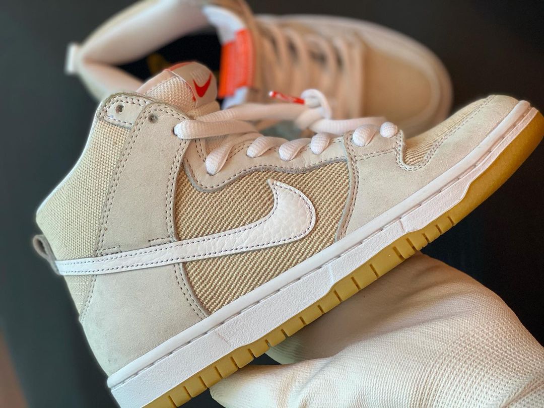 【国内 9/4 発売予定】NIKE SB “Orange Label” DUNK HIGH PRO ISO “Beige/White/Gum” (ナイキ エスビー “オレンジレーベル” ダンク ハイ プロ “ベージュ/ホワイト/ガム”) [DA9626-100]