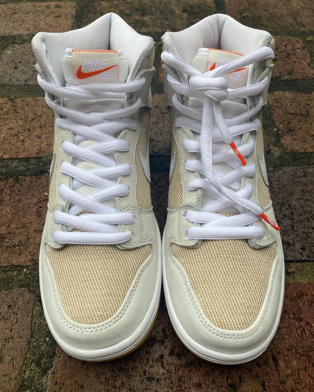 【国内 9/4 発売予定】NIKE SB “Orange Label” DUNK HIGH PRO ISO “Beige/White/Gum” (ナイキ エスビー “オレンジレーベル” ダンク ハイ プロ “ベージュ/ホワイト/ガム”) [DA9626-100]