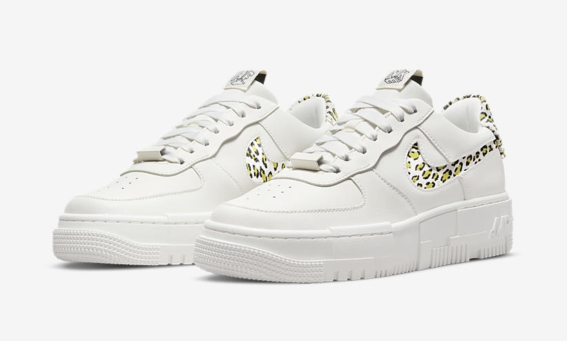 2021年 発売！ナイキ ウィメンズ エア フォース 1 ロー ピクセル “レオパード/ホワイト" (NIKE WMNS AIR FORCE 1 LOW PIXEL “Leopard/White”) [DH9632-101]