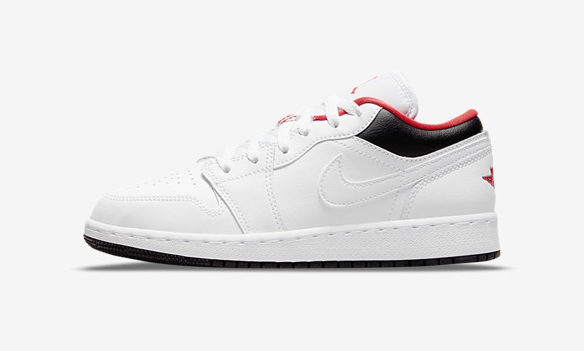 海外 8月 発売予定！ナイキ エア ジョーダン 1 ロー “ホワイト/ブラック/レッド” (NIKE AIR JORDAN 1 LOW “White/Black/Red”) [553560-160]