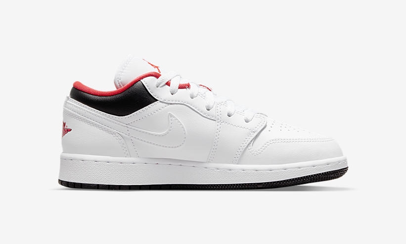 海外 8月 発売予定！ナイキ エア ジョーダン 1 ロー “ホワイト/ブラック/レッド” (NIKE AIR JORDAN 1 LOW “White/Black/Red”) [553560-160]