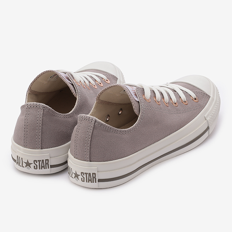 6/11 発売！「CONVERSE」刻印入り平ハトメと織ネームをピンクゴールドカラーで仕上げた CONVERSE ALL STAR FLATEYELETS PG OX (コンバース オールスター フラットアイレッツ PG OX)