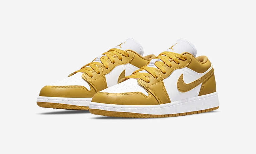 2021年 発売！ナイキ エア ジョーダン 1 ロー “ホワイト/イエロー/ゴールド” (NIKE AIR JORDAN 1 LOW “White/Yellow/Gold”) [553560-171]