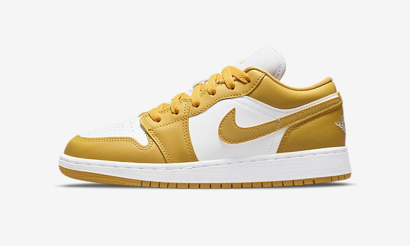 2021年 発売！ナイキ エア ジョーダン 1 ロー “ホワイト/イエロー/ゴールド” (NIKE AIR JORDAN 1 LOW “White/Yellow/Gold”) [553560-171]