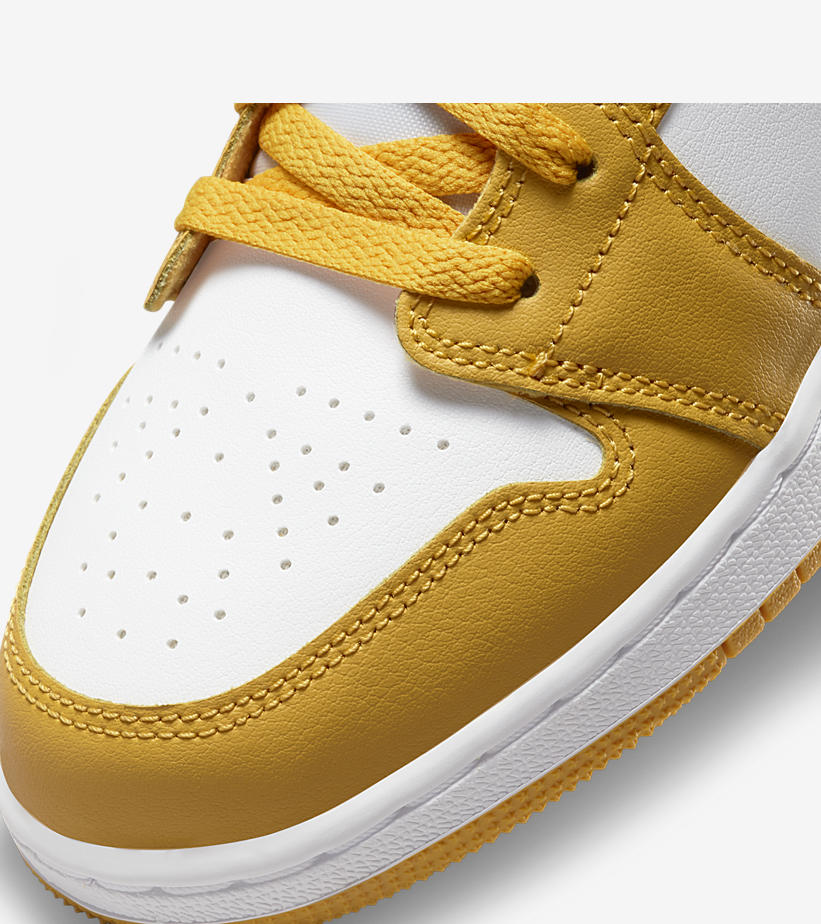 2021年 発売！ナイキ エア ジョーダン 1 ロー “ホワイト/イエロー/ゴールド” (NIKE AIR JORDAN 1 LOW “White/Yellow/Gold”) [553560-171]