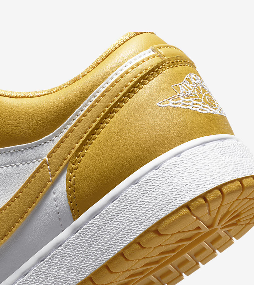 2021年 発売！ナイキ エア ジョーダン 1 ロー “ホワイト/イエロー/ゴールド” (NIKE AIR JORDAN 1 LOW “White/Yellow/Gold”) [553560-171]